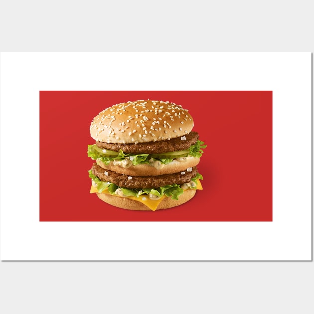 Big Mac Burger Wall Art by uppermosteN